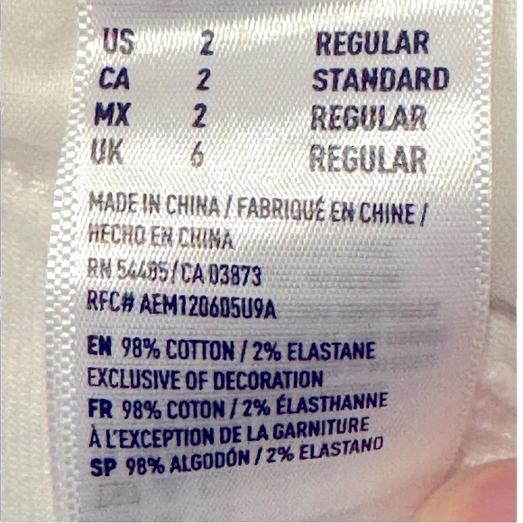 American Eagle Next Level Stretch Jeans SZ 2
White Distressed Ladies - Picture 9 of 12